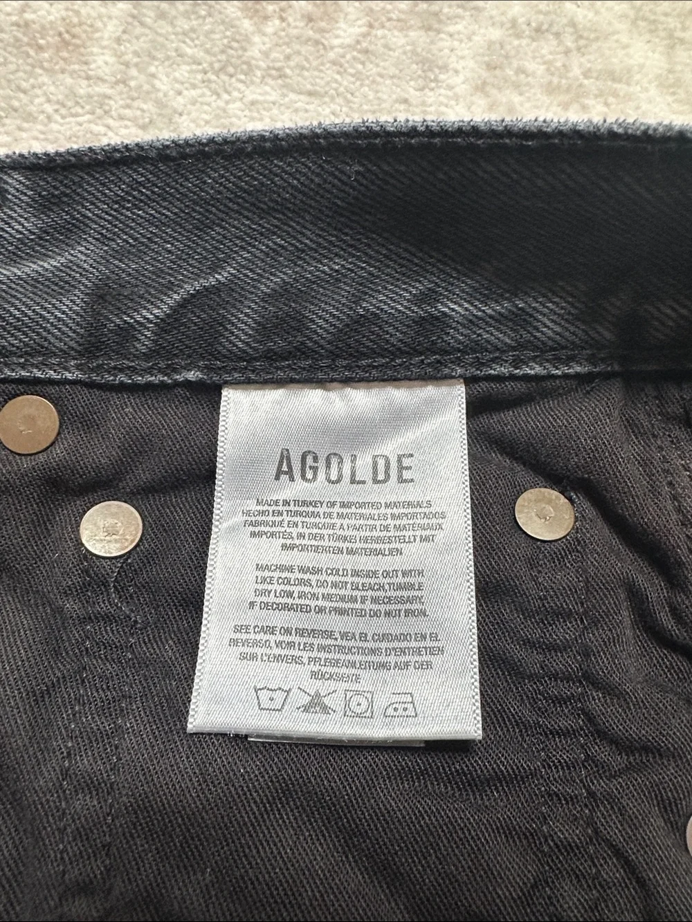 AGOLDE Riley High Rise Straight Jeans - Picture 3 of 4